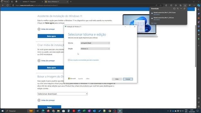 Criação de mídia Windows 11 (Windows 11 media creation) смотреть онлайн
