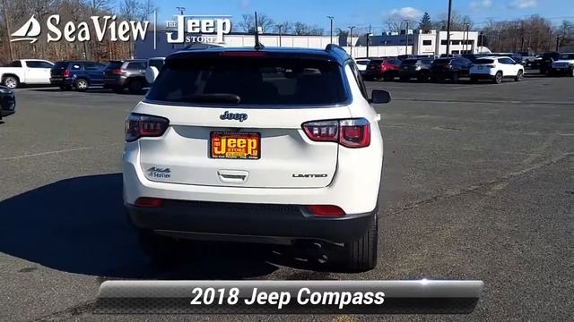 Certified 2018 Jeep Compass Limited, Ocean Township, NJ D210254A смотреть онлайн
