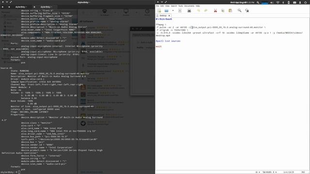 Config ffmpeg destop video and audio смотреть онлайн