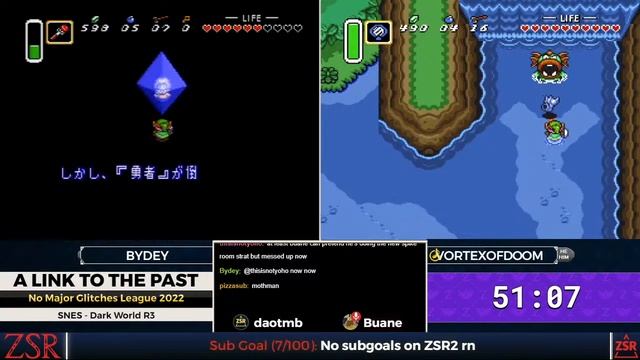 A Link to the Past NMG League 2022: Dark World R3 - Bydey vs. vortexofdoom (07/27/2022) смотреть онлайн