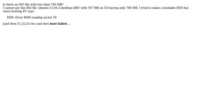 Ubuntu: Error 8000 - Installing Ubuntu on an old PC with bootable DVD смотреть онлайн