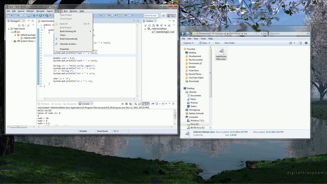 Java Programming Tutorials for Beginners (E 5) - Compiling and Running смотреть онлайн