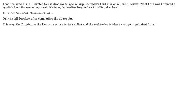 How do I change the Dropbox directory on a headless GNU/Linux server? (8 Solutions!!) смотреть онлайн