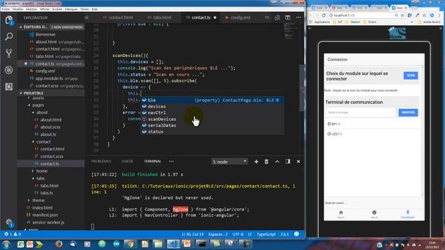 Communiquer en Bluetooth entre Android / iOS et Arduino. Partie 5 : Scan des modules Bluetooth смотреть онлайн