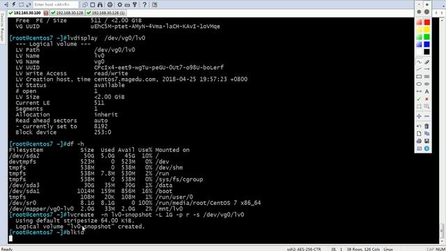 12-3 LVM逻辑卷快照 смотреть онлайн
