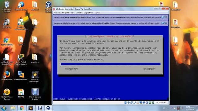 Instalación de Debian 8.4 en VirtualBox смотреть онлайн
