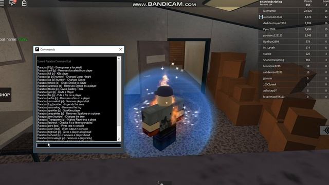 Roblox Exploit/Hack Paradox Lua c, btools, fire, kill, commands, and more! смотреть онлайн