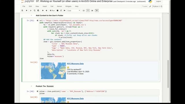 07. Working on Yourself (or other users) in ArcGIS Online and Enterprise смотреть онлайн