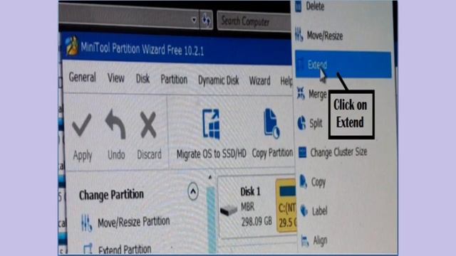 How to increase the size of C Drive using MiniTool Partitioning Wizard смотреть онлайн