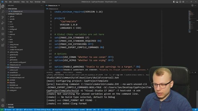 C/C++ CMake Projekte in VSCode ❤️ смотреть онлайн
