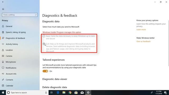 How to Restrict Windows 10 from Collecting Diagnostic and Usage Data (Tutorial) смотреть онлайн