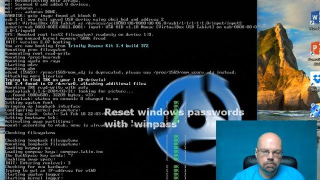 Reset Windows 10 Passwords using Trinity Rescue Kit смотреть онлайн