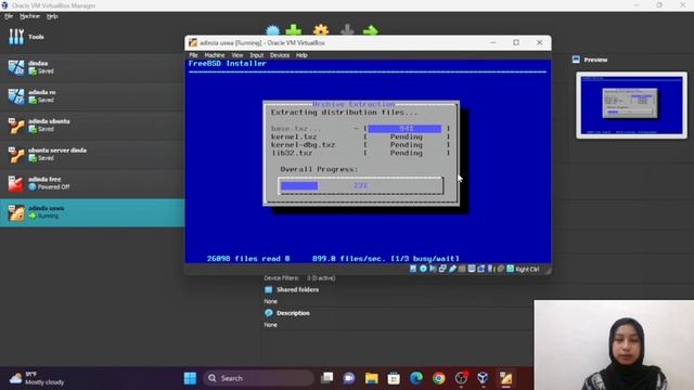 Penginstalan freeBSD pada virtualbox. смотреть онлайн