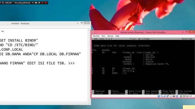 TUTORIAL INSTALASI DAN KONFIGURASI DNS LINUX DEBIAN [VirtualBox] смотреть онлайн