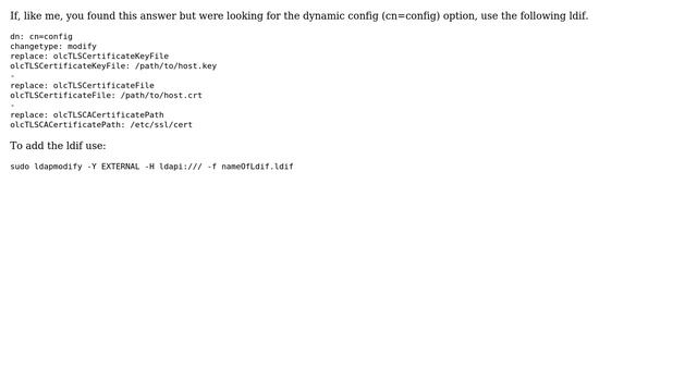DevOps & SysAdmins: Setting up openldap for ldaps with cn=config (3 Solutions!!) смотреть онлайн