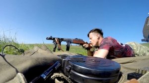 Стрельба из ППШ на 50 и 100 метров