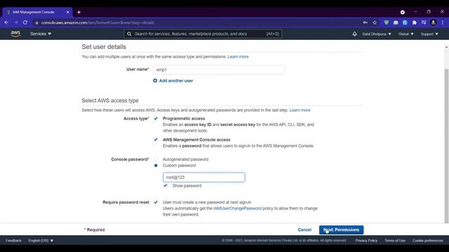 Create Group in AWS and ADD User in it. смотреть онлайн