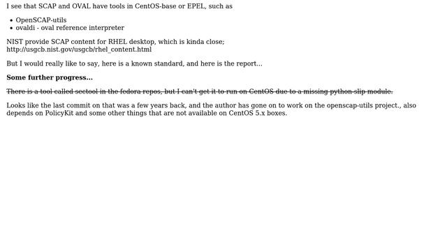 Configuration Compliance auditing for many CentOS 5.x boxes смотреть онлайн