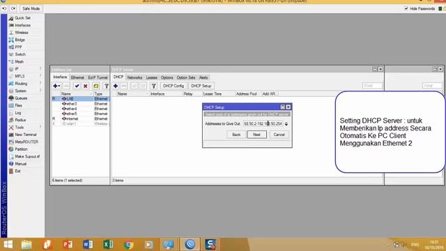 Setting DHCP Client, DHCP Server, Firewall Mikotik смотреть онлайн