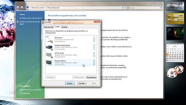 Configuración de Audio Interno - Windows Vista/7seven (Nuevo) "HD" смотреть онлайн