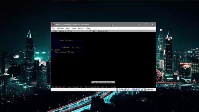 Konfigurasi WEB SERVER [DEBIAN 8] смотреть онлайн