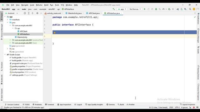 Retrofit Android Studio Tutorial L How To Call API Using Retrofit In Android Example In Hindi