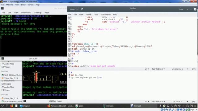SQLMap For Linux Mint Bash RC Function & Command смотреть онлайн