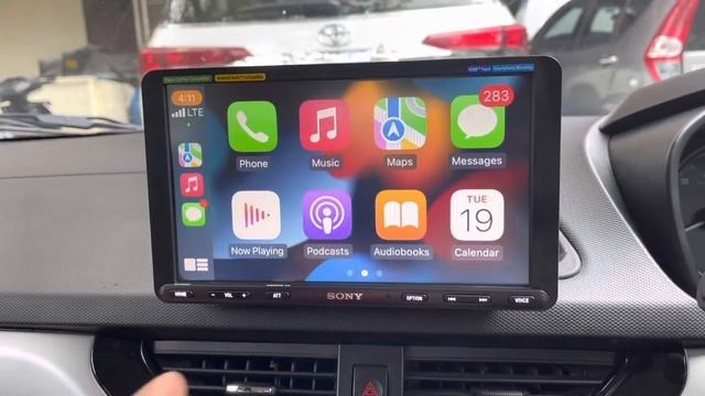 Tata Nexon Android Auto And Apple Car Play In Sony System 8100￼