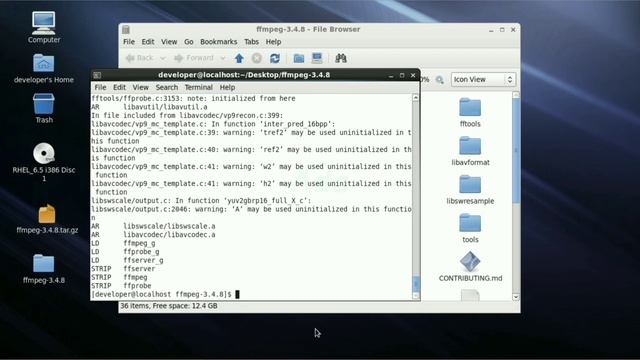 Installation of ffmpeg tool in rhel operating system. смотреть онлайн