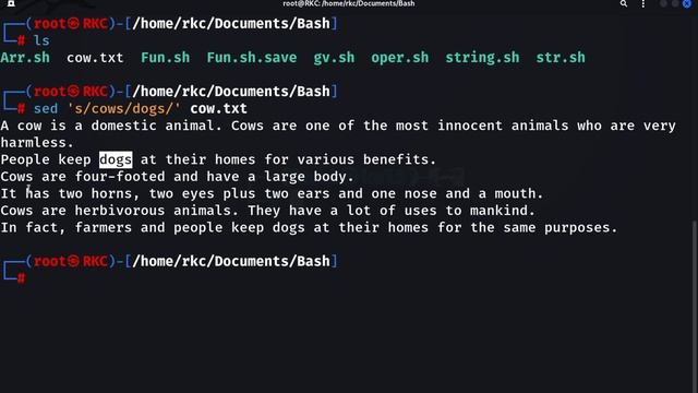 Mastering Bash Shell Scripting: Stream Editor (SED Command) смотреть онлайн