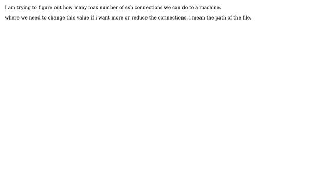 Unix & Linux: What is the maximum number of ssh connections we can do and how can i check in linux смотреть онлайн