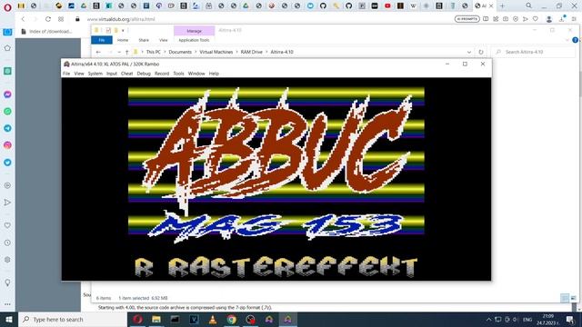 ABBUC Magazin Intro 153 [Atari XL/XE] (2023) PPS {Altirra 4.10 Windows 10} смотреть онлайн