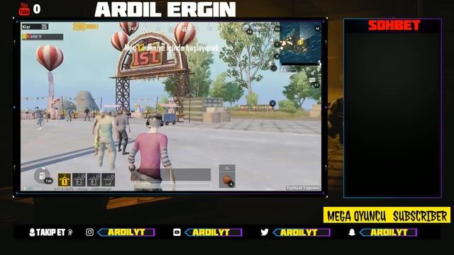 Pubg Mobile PC Oynuyoruz Hediyeli Yayın!!! [Ardıl Ergin ●Canlı Yayın] смотреть онлайн
