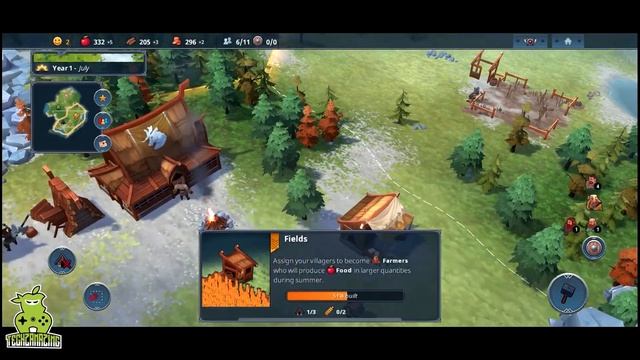 Northgard Mobile Gameplay Walkthrough (Android, iOS) - Part 1 смотреть онлайн