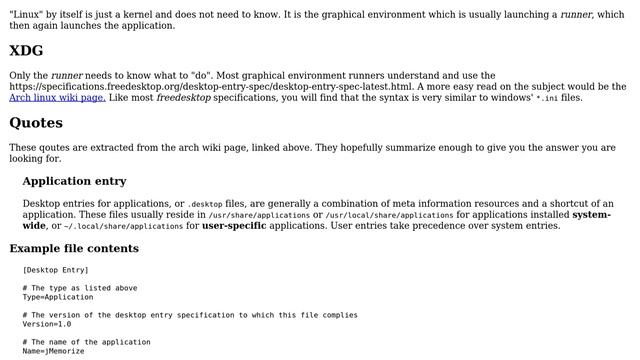 Unix & Linux: Where does Linux get information on what to open from? смотреть онлайн