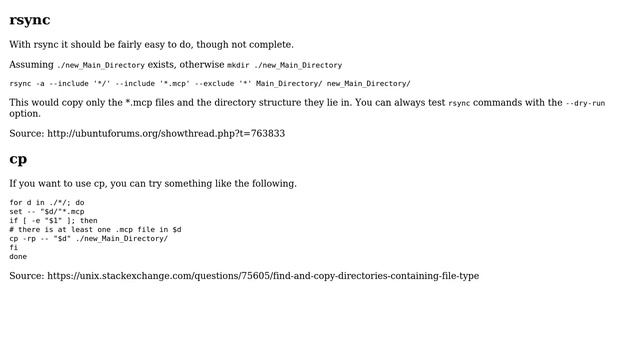 Unix & Linux: How to Copy Only the Directories with a specific File in that directory? смотреть онлайн