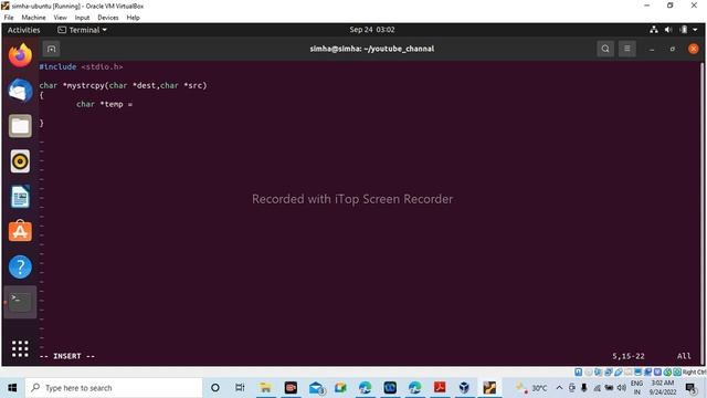 mystrcpy string copy program in c смотреть онлайн