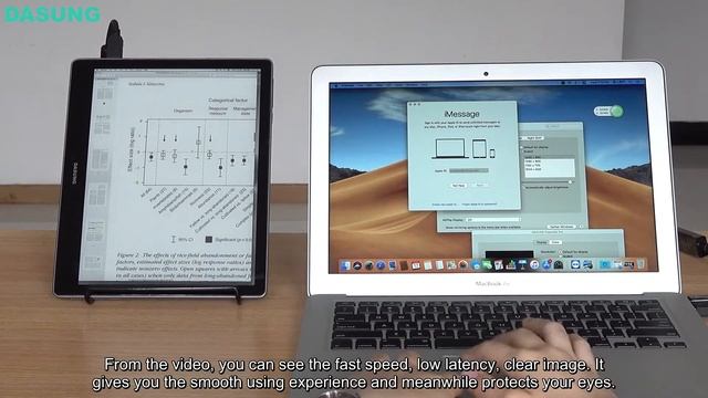 DASUNG 10.3" E-ink Tablet "Not-eReader 103" (Extended display MAC OS) смотреть онлайн