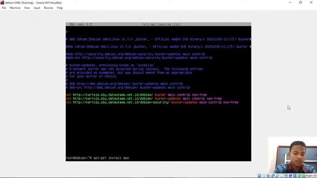 Konfigurasi Firewall DMZ server, IDS server dan Iptables смотреть онлайн