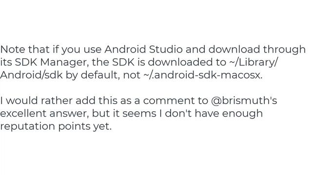 Android :Installing ADB on macOS [duplicate] смотреть онлайн