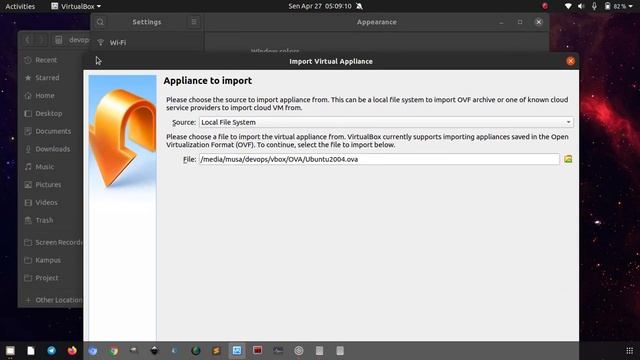 Export dan Import VM VirtualBox смотреть онлайн
