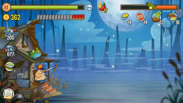 Swamp Attack - Hard Mode. Episode 2. Level 14 Gameplay Android walkthroug смотреть онлайн