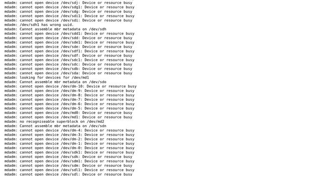 Unix & Linux: mdadm 2x Raid 5 missing drives смотреть онлайн
