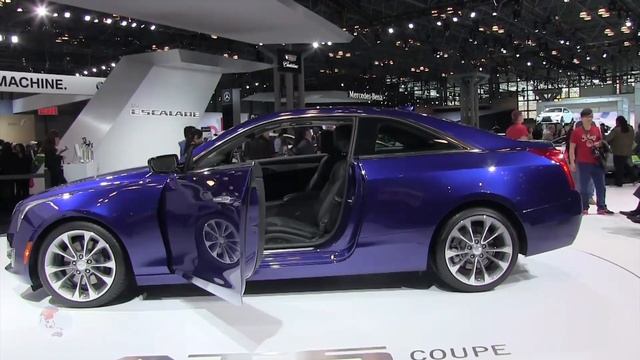 Cadillac ATS Coupe + bonus Elmiraj at 2014 New York International Auto Show NYIAS смотреть онлайн