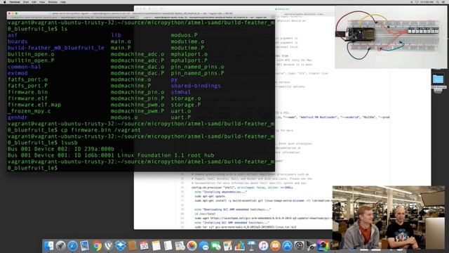 MicroPython SAMD21 Firmware Fun with Tony D and Scott! @micropython смотреть онлайн
