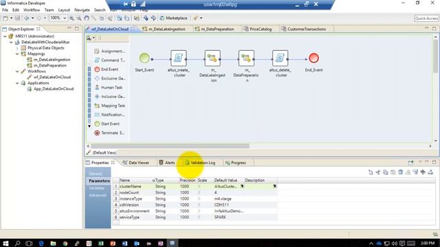Informatica Big Data Management integration with Cloudera Altus смотреть онлайн