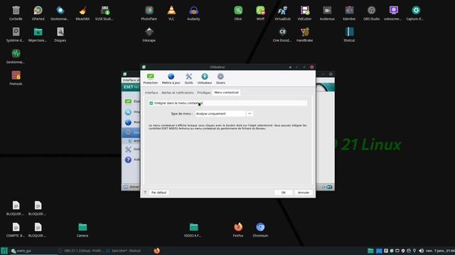 ESET nod32 4.096 Linux activer le scanne clic droit explorateur смотреть онлайн
