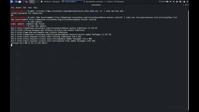 instalacja virtualbox na Linux Debian смотреть онлайн