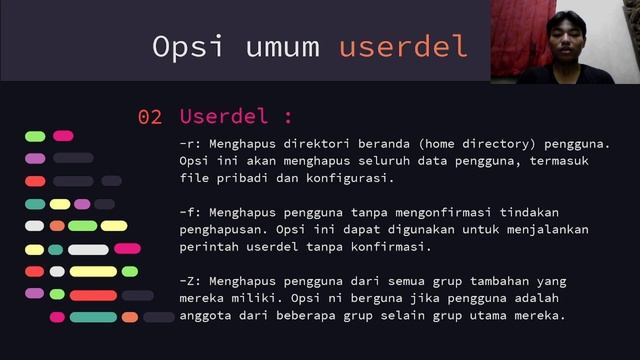 Mempraktekan perintah pada linux (Adduser dan Userdel) смотреть онлайн
