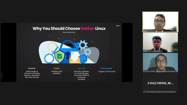 Presentation ISAS OS Debian Linux by Group 1 смотреть онлайн